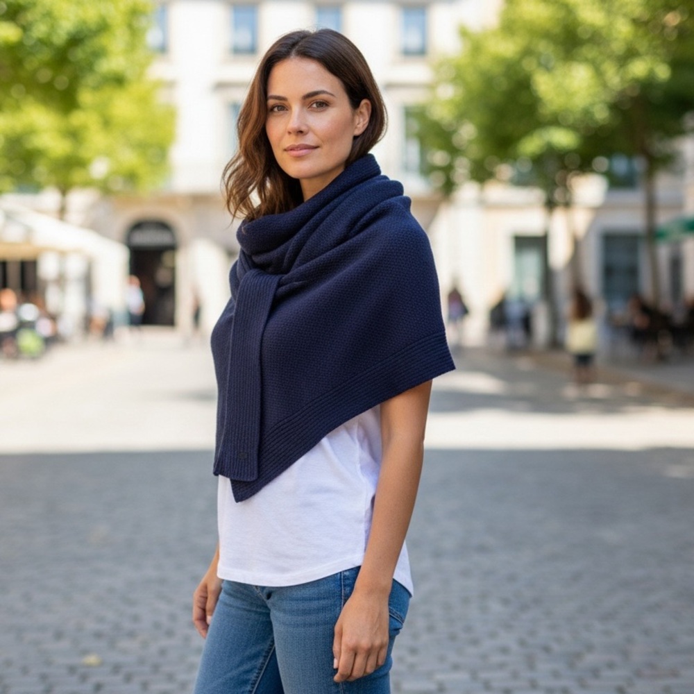 💙Banana Republic Navy Blue Scarf💙 - Picture 3 of 8